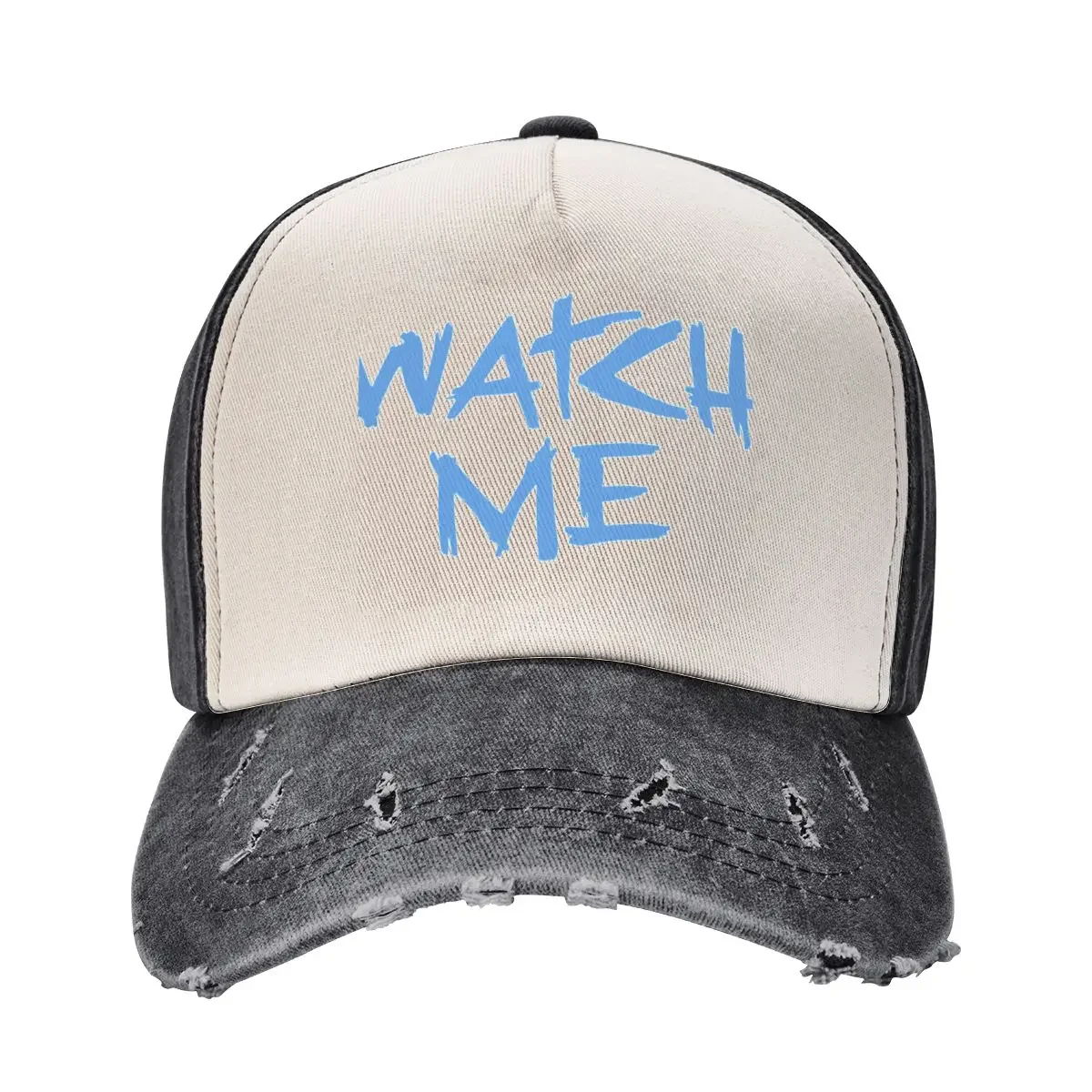 WATCH ME blue Baseball Cap Anime Hat Bobble Hat Mens Hats Women's