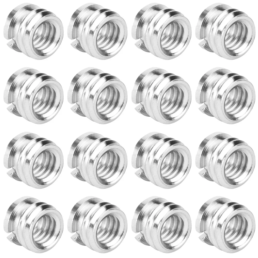 20 قطعة تحويل الجوز عالية الأداء محول حامل الميكروفون مع موضوع واضح لمسجل كاميرا جبل محول حامل الميكروفون