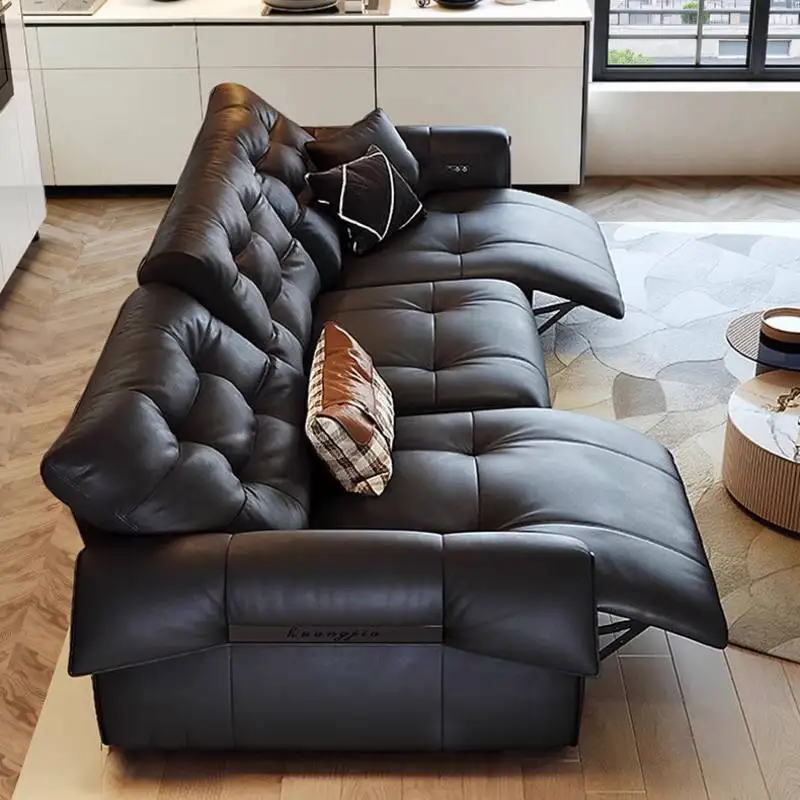 Armrest Black Electric Recliner Sofas China Cheap Nordic European Living Room Sofas Single Luxury Woonkamerbanken Furniture
