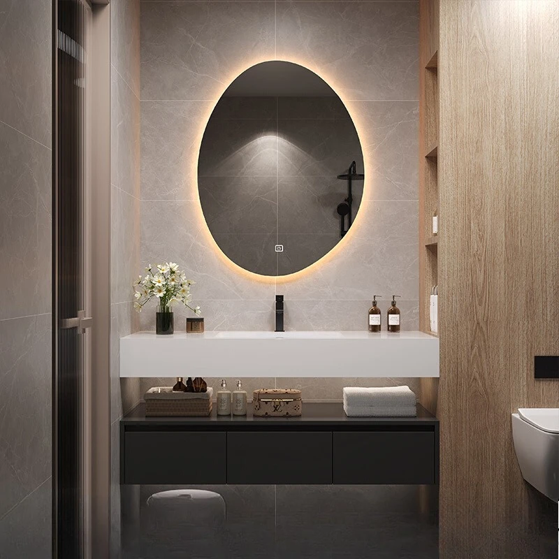 

Mirror Organizer Bathroom Cabinet Toilet Perfume Accessories Vanity Shelves Bathroom Cabinet Corner Makeup Gabinete Furniture