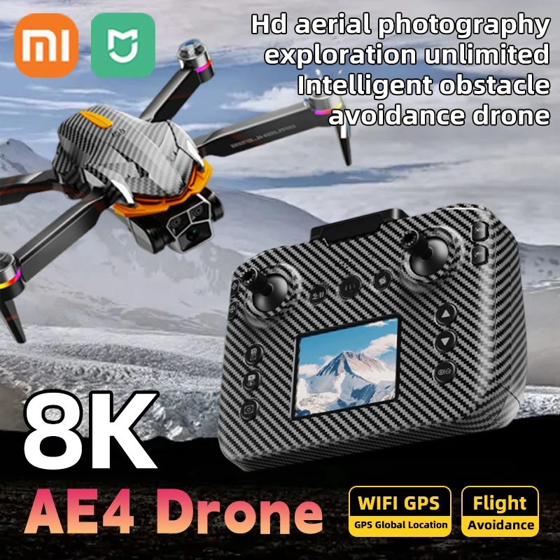 

Xiaomi Mijia AE4 Drone Professional Camera Four-Axis Aerial Photography with Screen Remote Control Obstacle Avoidance Quadcopter