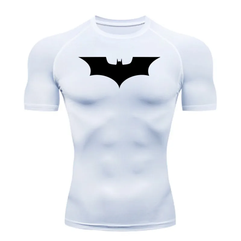 Manga Curta Masculina Split Praia Natação Camisetas, Proteção UV Rash Guard, Apertado Esportes Aquáticos, Roupas de Surf, Swim Top