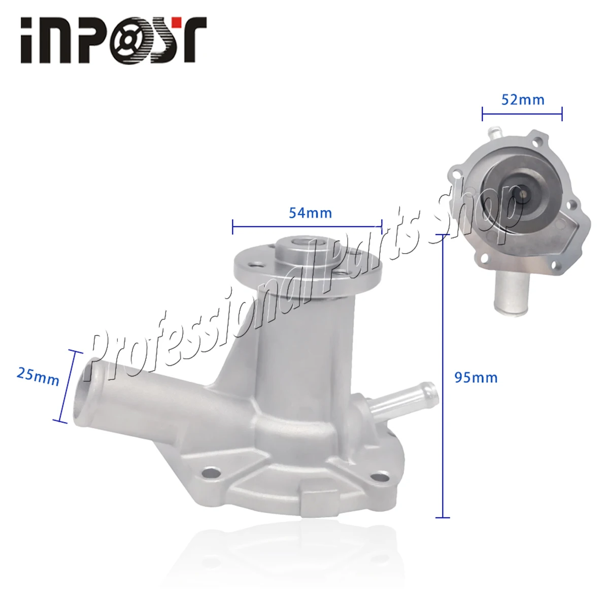 15534-73030 New Water Pump for Kubota Tractor B20 B6200 B5200 B7200D B5200E B7200E D750 D850 D950 Engine high about 95MM