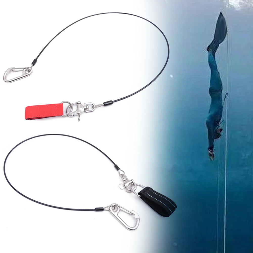 

Изящный неопреновый ремешок на поводке для фридайвинга обеспечивает комфорт при поддержке функций водного спорта