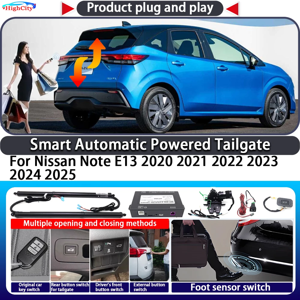 

For Nissan Note E13 2020 2021 2022 2023 2024 2025 OEM Smart Automatic Powered Tailgate Key Trunk Close Electric Power Tailgate
