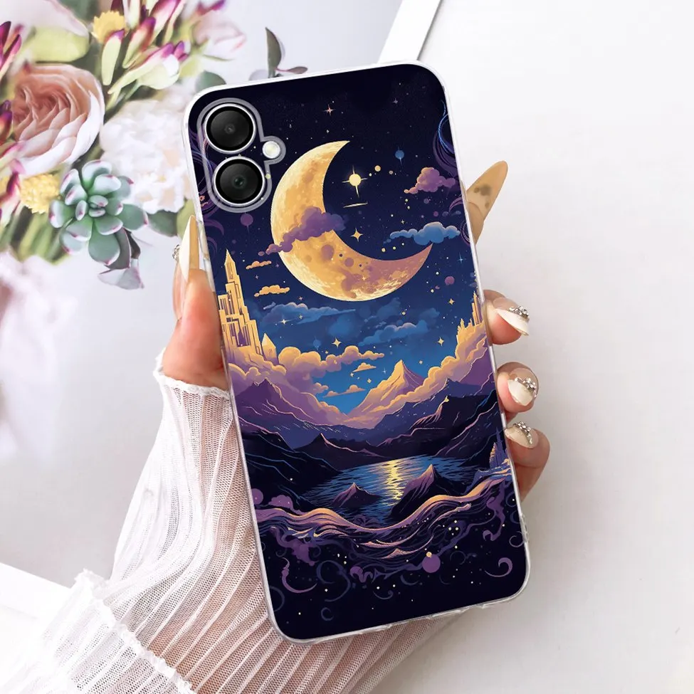 واضح غطاء لسامسونج غالاكسي A06 4G حالة لطيف القط الأزياء بارد 2D رسمت الغلاف لسامسونج A06 4G SM-A065F SM-A065M #3