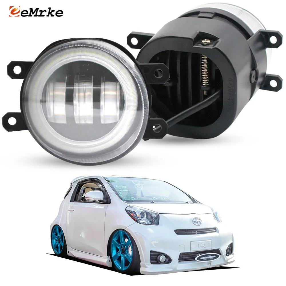 

Canbus Ready Led Fog Light With Projector Lens & Angel Eye DRL for Toyota iQ / Scion IQ 2008 2009 2010 2011 2012 2013 2014 2015