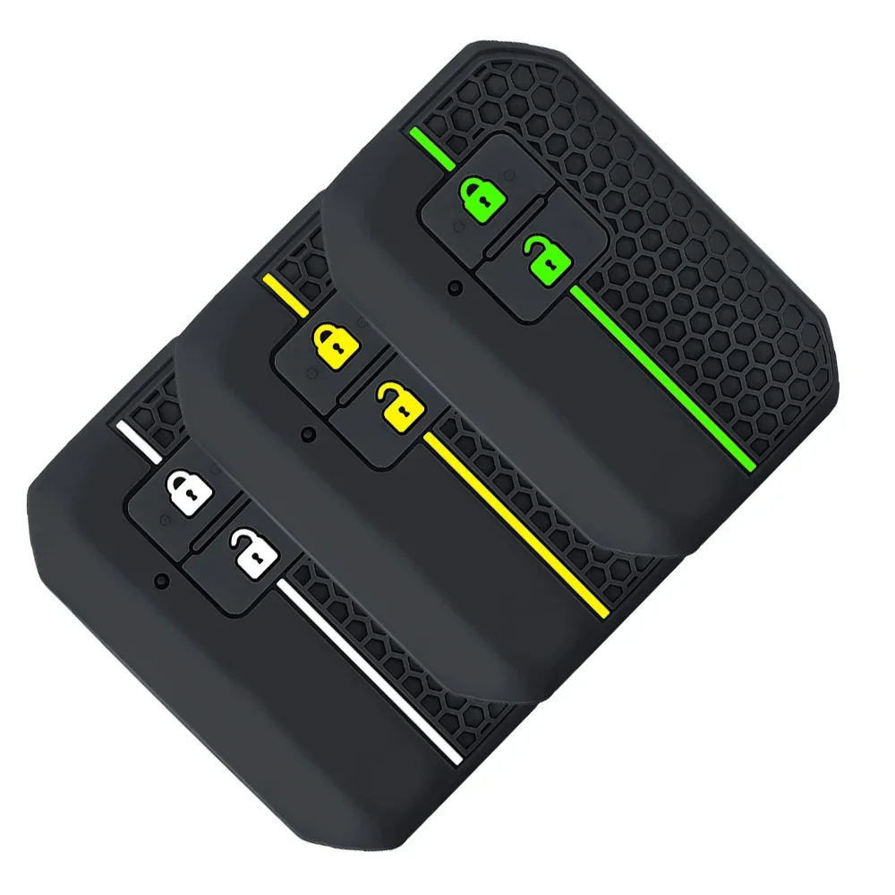 Silicone Car Key Case Cover For Suzuki Swift Wagon R Jimny Sierra Spacia Ertiga 2 Buttons Auto Key Fob Shell Protect Accessories