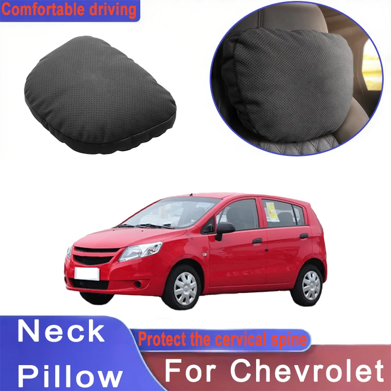 

Car Headrest Neck Support Seat Lumbar Cushion Neck Pillow For Chevrolet Lacetti Aveo Cobalt Cruze Malibu Trax Camaro Sail
