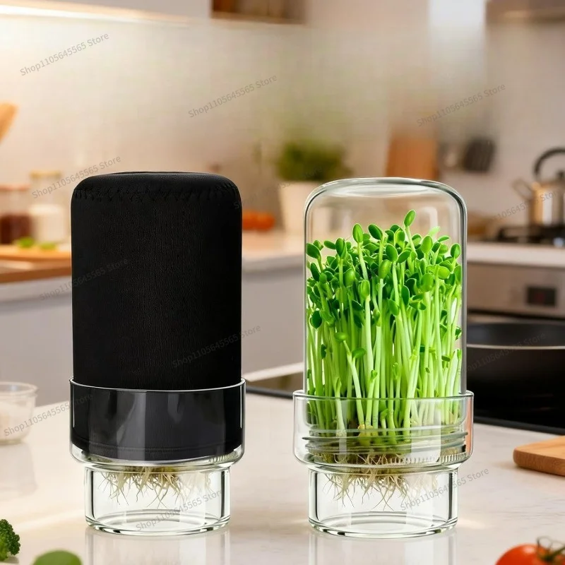 For Plant Sprout Cultivation Kit Wide Body Sprout Jar Set
