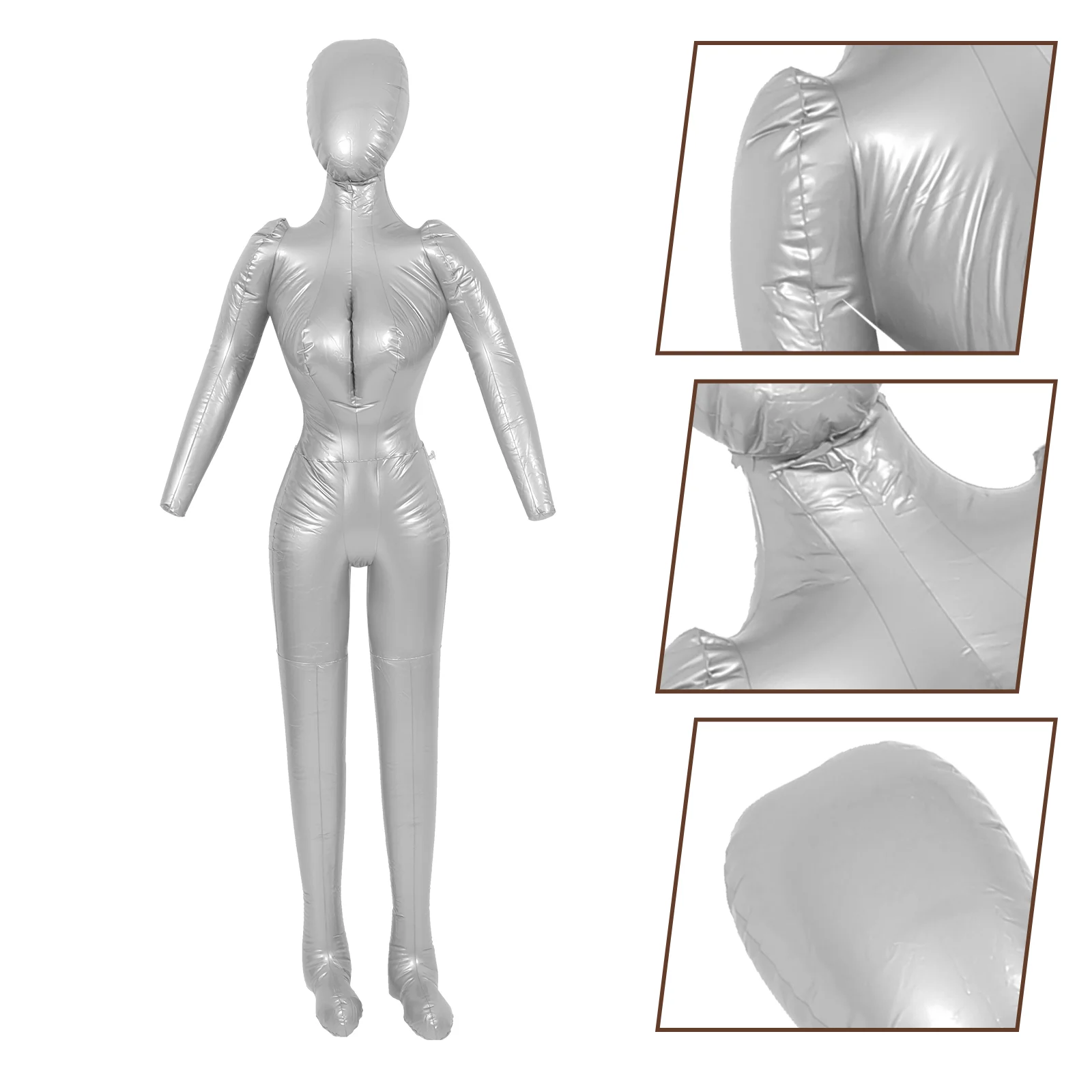 

Female Inflatable Mannequin Shirts Display for Whole Body Clothes Clothing Outfits Girls
