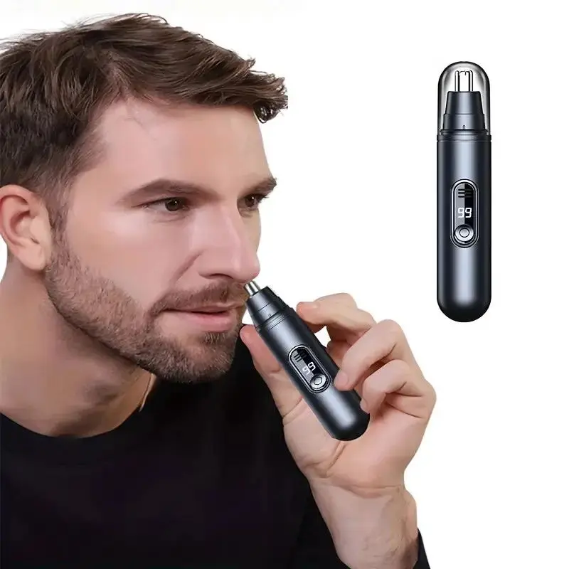 Electric Nose Hair Trimmers Man Woman Mini Portable Fully Washable Rechargeable Without Damaging