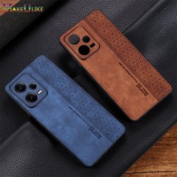 Leather Case for Poco F5 Pro Case Ultrathin Cube Pattern Full Protect Shockproof Cover for Poco X5 Pro X4 GT F4 X5pro F5Pro Case