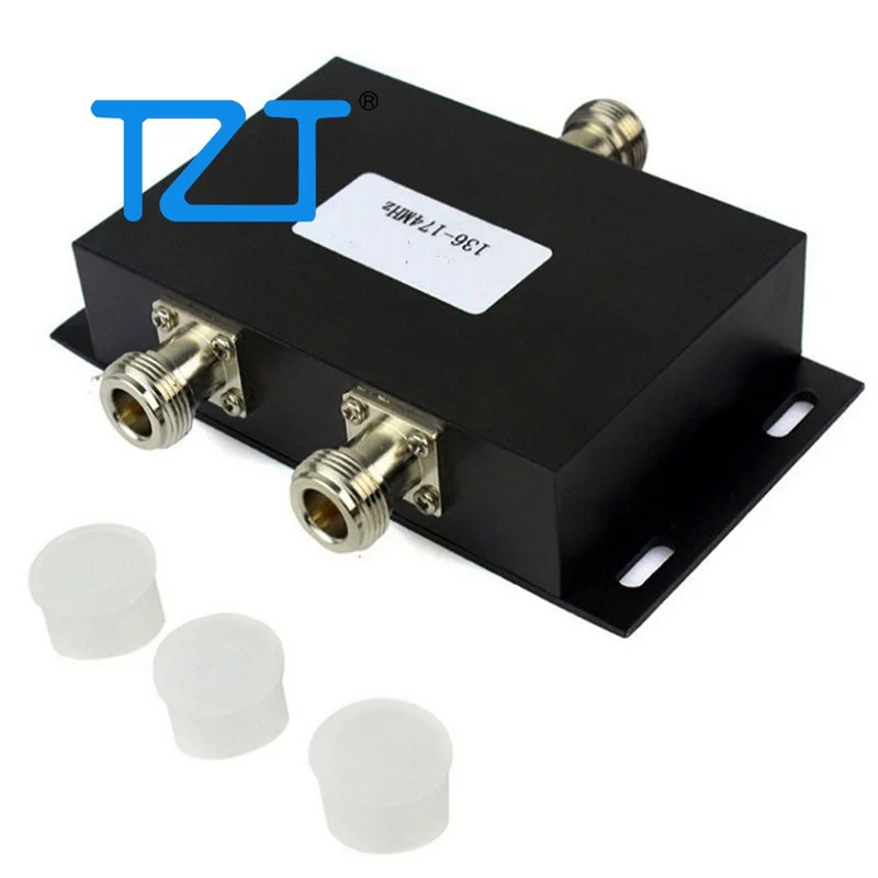 

TZT SP001 136-174MHz 100W 2-way Microstrip Power Divider Power Splitter (with N Type Connector/UHF Female Connector)