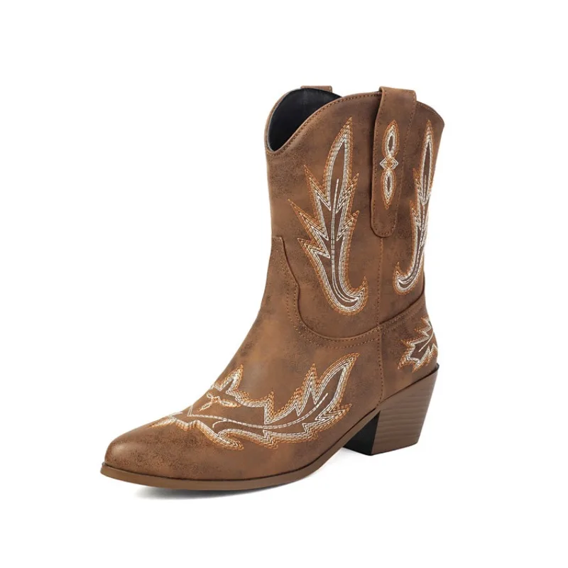 

Высококачественная осенне-зимняя женская обувь. Модные и элегантные женские ботинки на толстом каблуке.