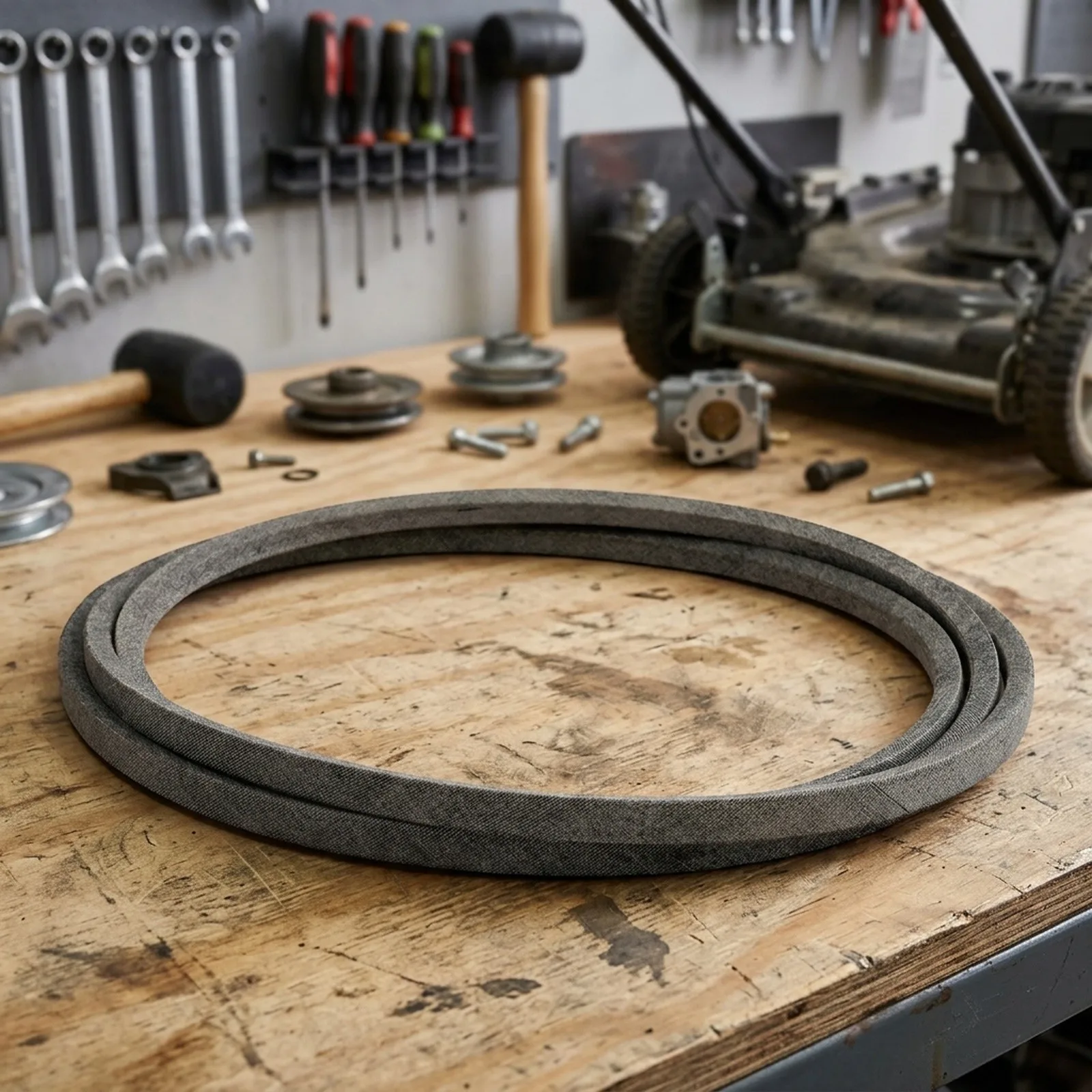 42inch Mower Belt Deck Belt Drive Replacement Easy Installation High Tensile Strength Non-Conductive 754-04060B