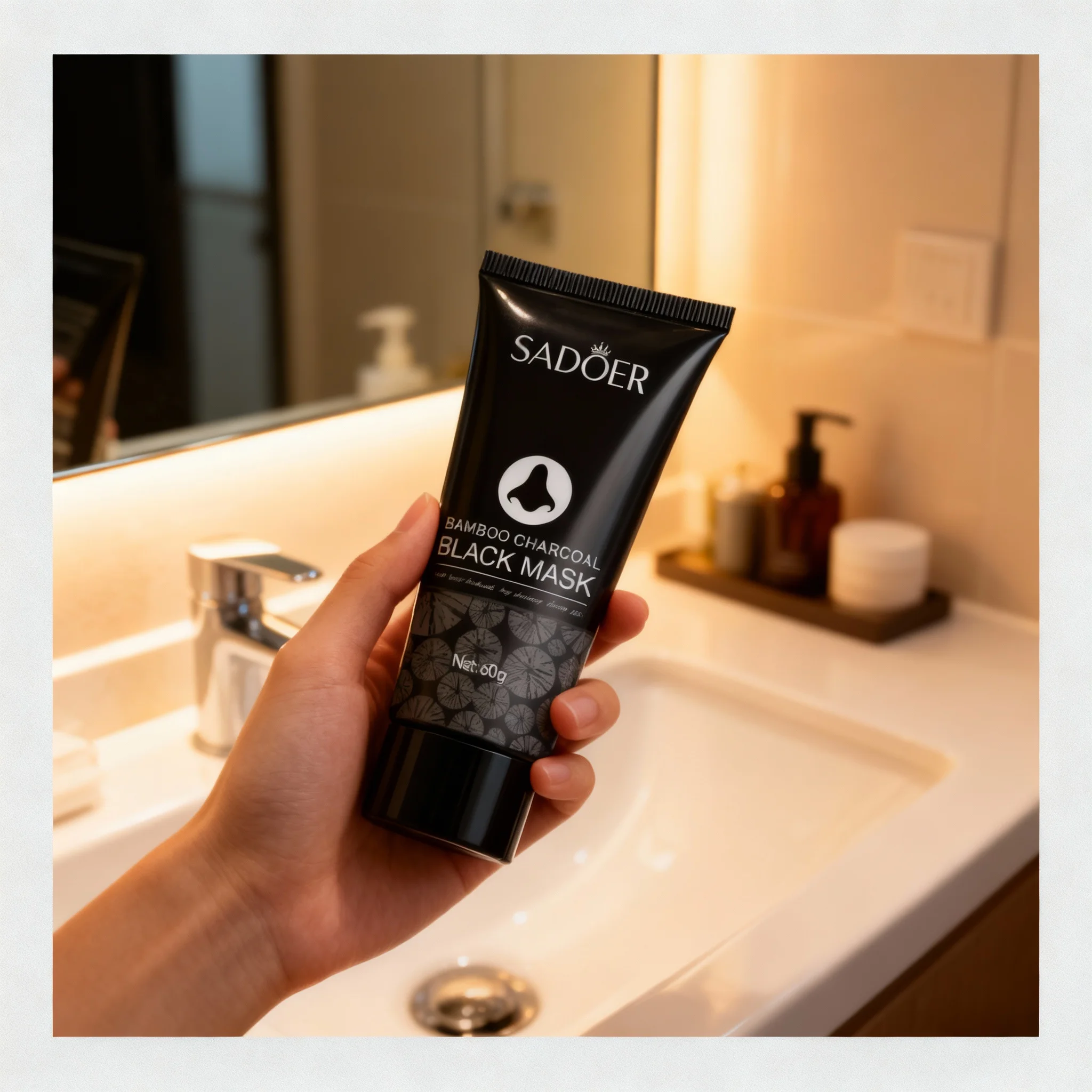 1/3/5PCS Blackhead Removal Face Mask Nose Mask Bamboo Charcoal Pores Dirt Remove T-zone Deep Cleansing Peel-Off Mask Skin Care
