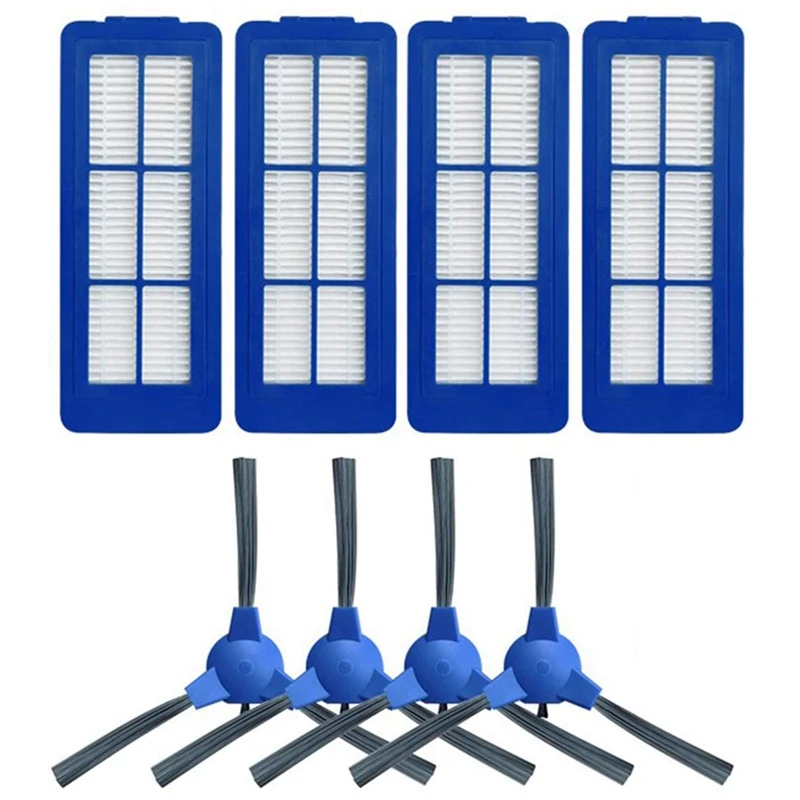 Robovac用サイドブラシフィルター,ハイブリッドロボット掃除機用フィルター,8個セット,Eufy, Robovac,g10