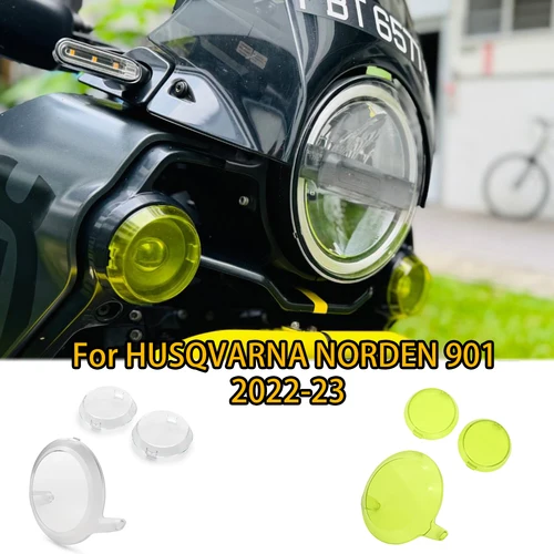 2022-2024 Husqvarna Norden 901 cubierta protectora de faro ABS para Norden901 accesorios de protección de lámpara auxiliar