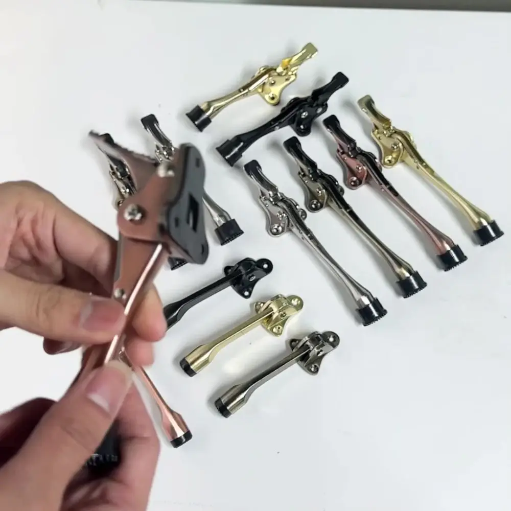 

Сверхмощный дверной стопор из цинкового сплава. Простая установка. Прочный настенный дверной держатель. Регулируемый дверной стопор из цинкового сплава.