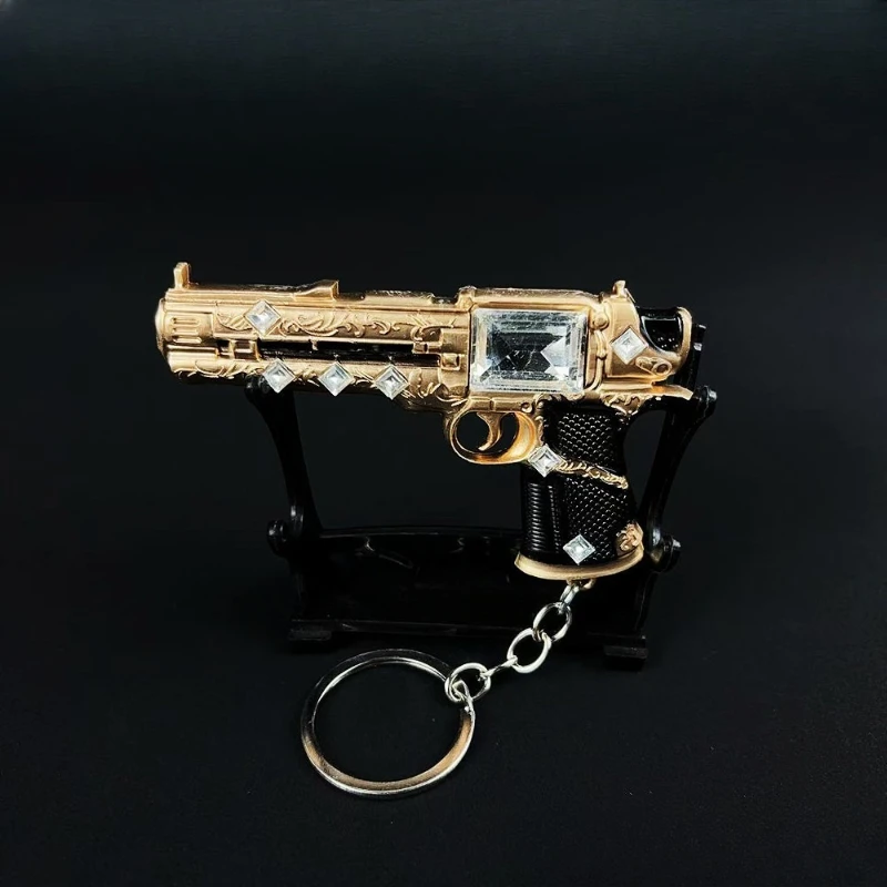 9 سنتيمتر PUBG قلب سوريا مسدسات سلاسل المفاتيح لعبة الأجهزة الطرفية لعبة واقعية بندقية الأسلحة نماذج الحرف المعدنية الحلي الأولاد الهدايا