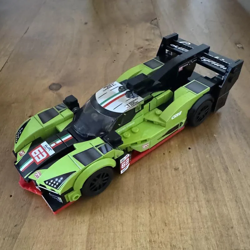 MOC-181557 New SC63 Sports Racing Car Building Block Model, 332 Pieces, Boys' Children's Birthday Building Block Toy Gift