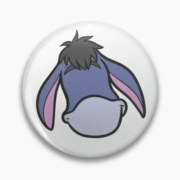 Eeyore  Soft Button Pin Gift Badge Hat Funny Brooch Women Clothes Decor Lover Collar Cartoon Lapel Pin Creative Metal Fashion