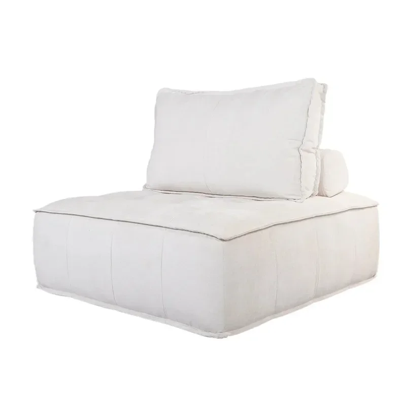 

Italian, minimalist, tofu block sofa, modern simplicity, living room backrest, modular square, floor