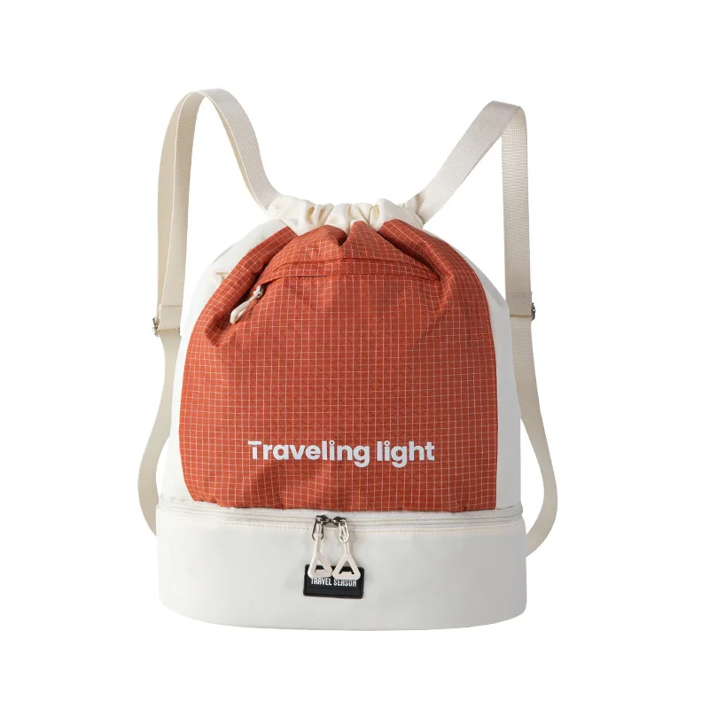 New Tasslon Dry Wet Separation Swimming Backpack Double-shoulder for Women Men Sport Bag for Fitness Yoga Beach Travel