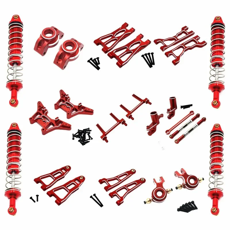 Kit de enlace de torre de choque de brazo de suspensión amortiguador 1/12 RC, piezas de mejora de coche, accesorios para UD1201 UD1202 UD-12PRO