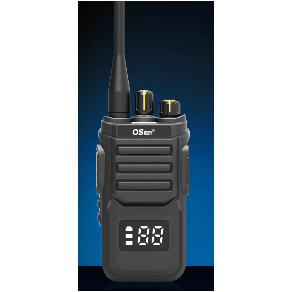 New IP68 Waterproof UHF PMR 446MHz Walkie Talkie OS-FT580 with LED Display Type-C Charger Wireless Copy Two-way Radio