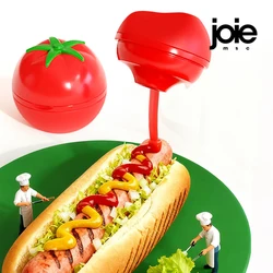 Joie Portable Silicone Squeeze Bottle Salad Dressing Containers Storage Small Dip Condiment Leak Proof Sauce Bottle Kitchen Tool