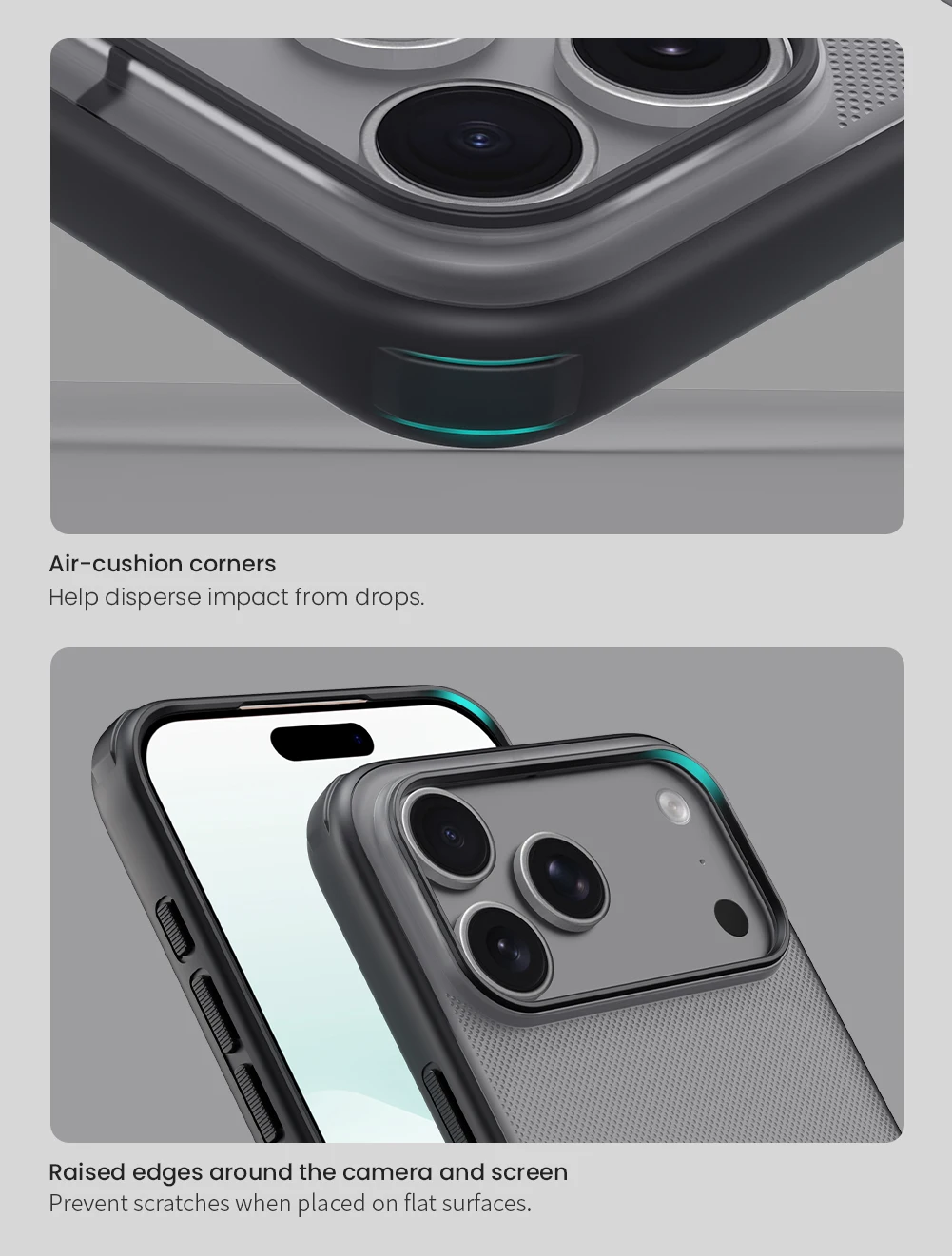 Für iPhone 18 Pro Max Hülle NILLKIN Passgenaue Hülle für iPhone 17 Pro Max 17 Pro 18 Pro Super Frosted Shield Case Matte PC-Abdeckung – Detail 7