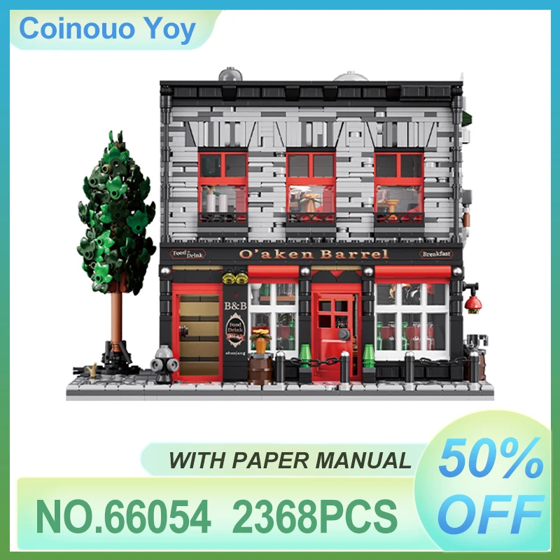 

MOC-192396 DramShop Building Blocks Xbert 66054 Vampire House Little Pub Bricks Architecture Model DIY Toys Chrismas Gifts ﻿Kids