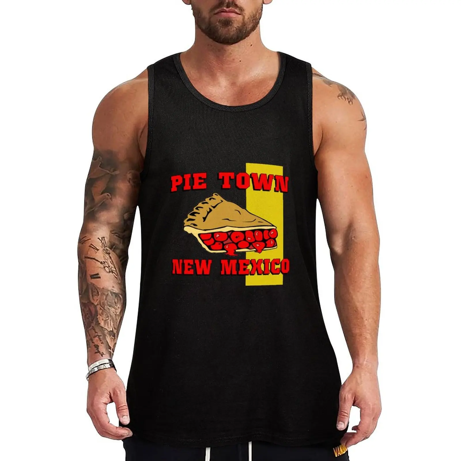 

Pie Town, New Mexico Tank Top Sportswear for men Men sleeveless tee