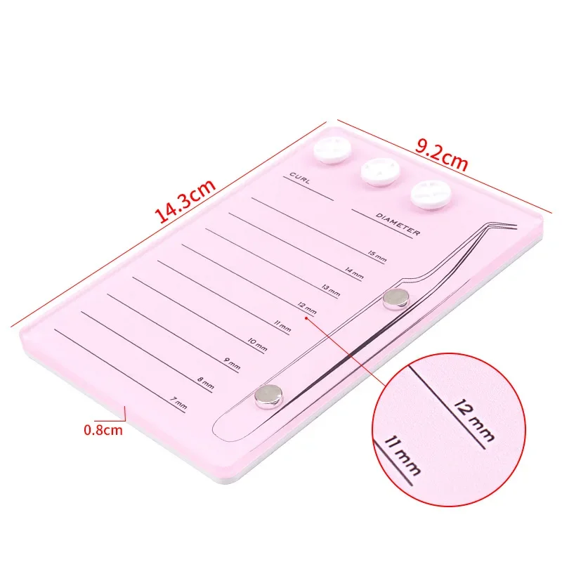 Acryl Wimperhouder Magnetische Zuigschaal Plaat Valse Wimpers Lade Display Board Wimperextensies Benodigdheden