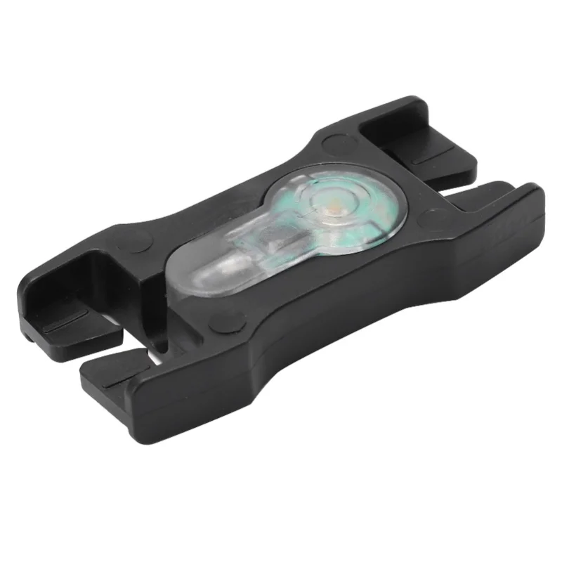 

Buckle Connection Signal Light Waterproof Military Hunting Survival Safety Strobe LightBlack Color Bottom Red Light
