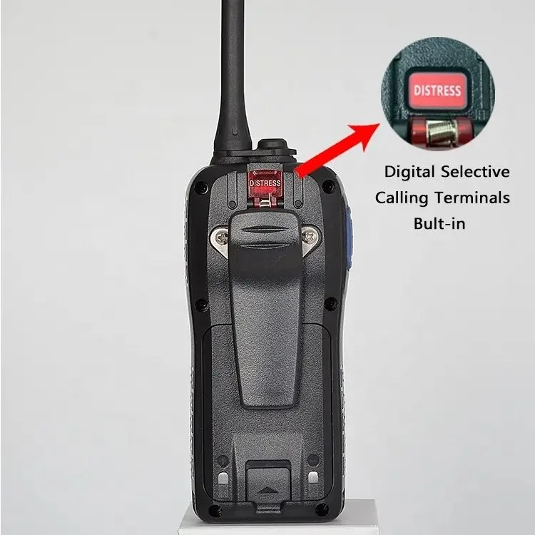 VHF Marine Transceiver Radio Mobile Walkie Talkie Handheld Built-in GPS DSC MOB Function IP67 Waterproof ATIS Function RS-38M