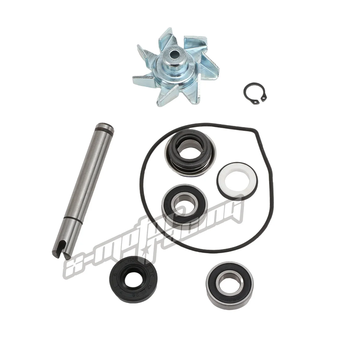 

Water Pump Impeller Seals Repair Kit For KAWASAKI ZZR400 1990-2006 ZZR500 1990-1994 ZZR600 1990-2006 49044-1088