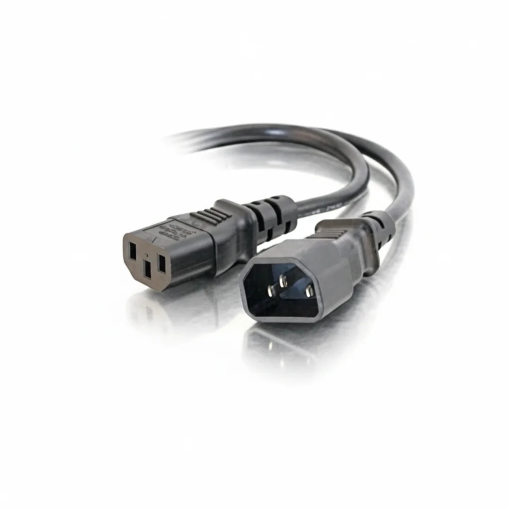 

C2G 03145 4 Feet Power Extension Cable - 1 x Power IEC 320 EN 60320 C13 Female, 1 x power IEC 320 EN 60320 C14 - Used-Like New