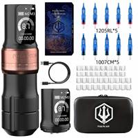Tattoo Kit POSEIDON 2 Battery Tattoo Pen Kit For Permanent Makeup Tattoo Machine Kit High Quality Wireless Tattoo Gun Kit