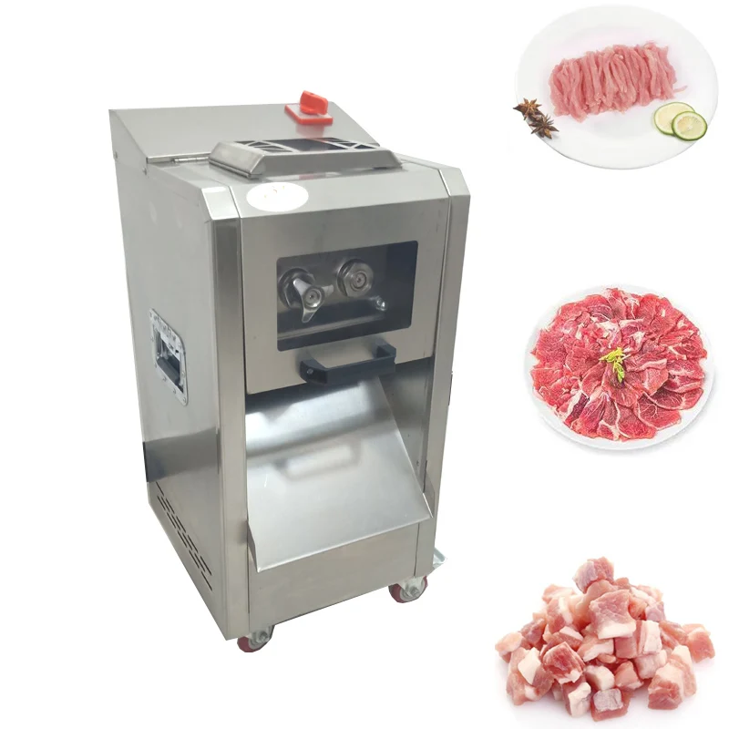 

Vertical Meat Slicer Machine Kitchen Equipment Stainless Steel Meat Cutter Vegetable Cutter Fresh Meat Shred Dice slicing machin