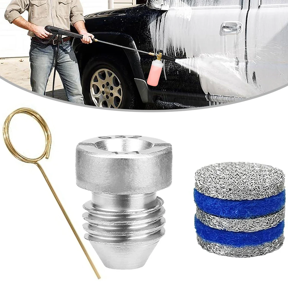 Ugello in schiuma da 1,1 mm Pentola in schiuma 3000PSI Pulizia profonda Schiuma per pulizia profonda Manutenzione facile Pulizia efficiente per camper