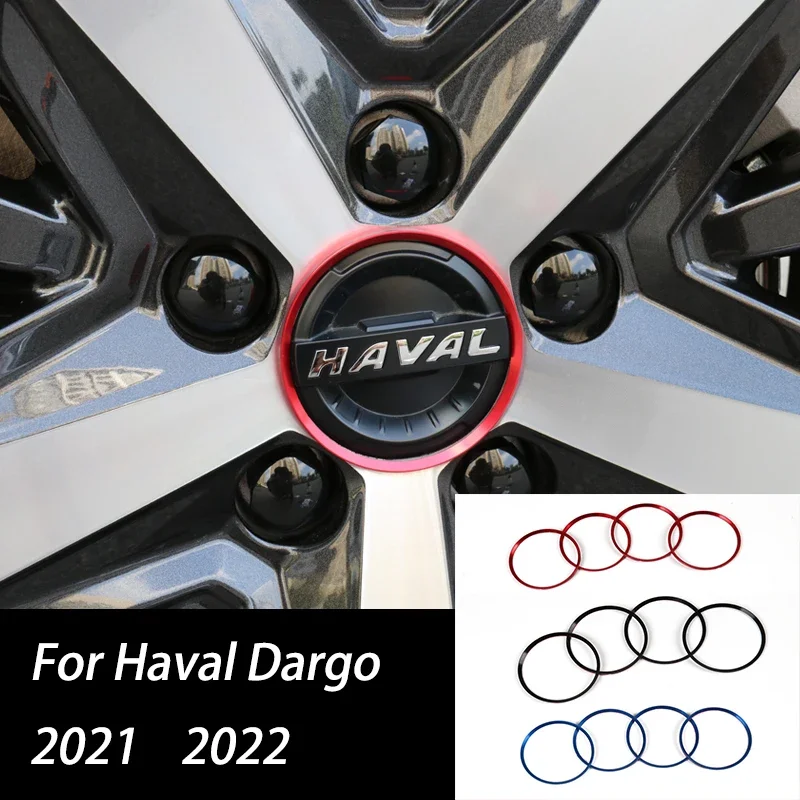 For Great Wall GWM Haval Big Dog 2021 2022 Hubcap Sticker Modified Hubcap Decorative Ring Logo With  Sticker Accessories