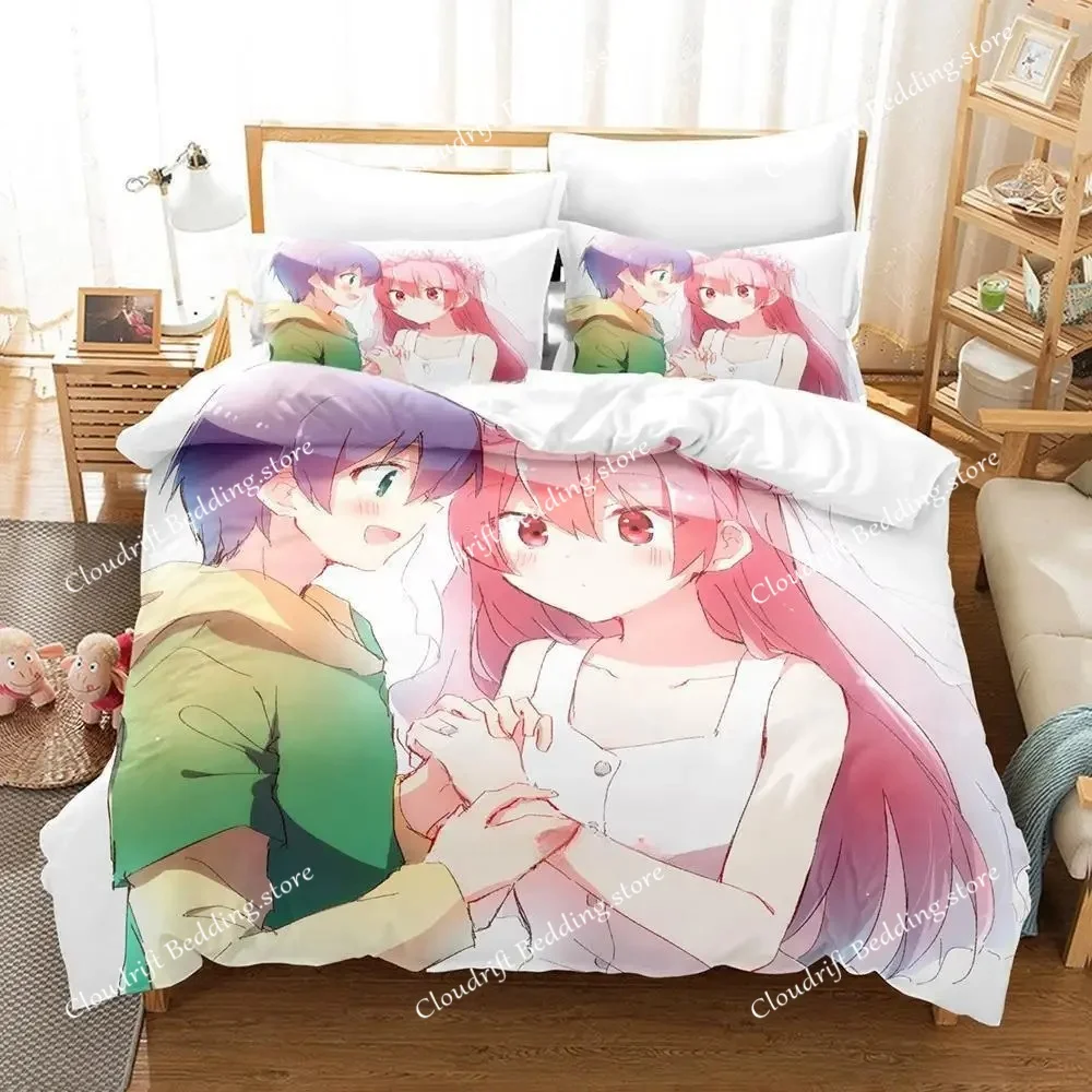 

Anime Tonikaku Kawaii Tsukasa Tsukuyomi Bedding Set Single Twin Full Queen King Size Bed Set Adult Kid Bedroom Duvet cover Sets