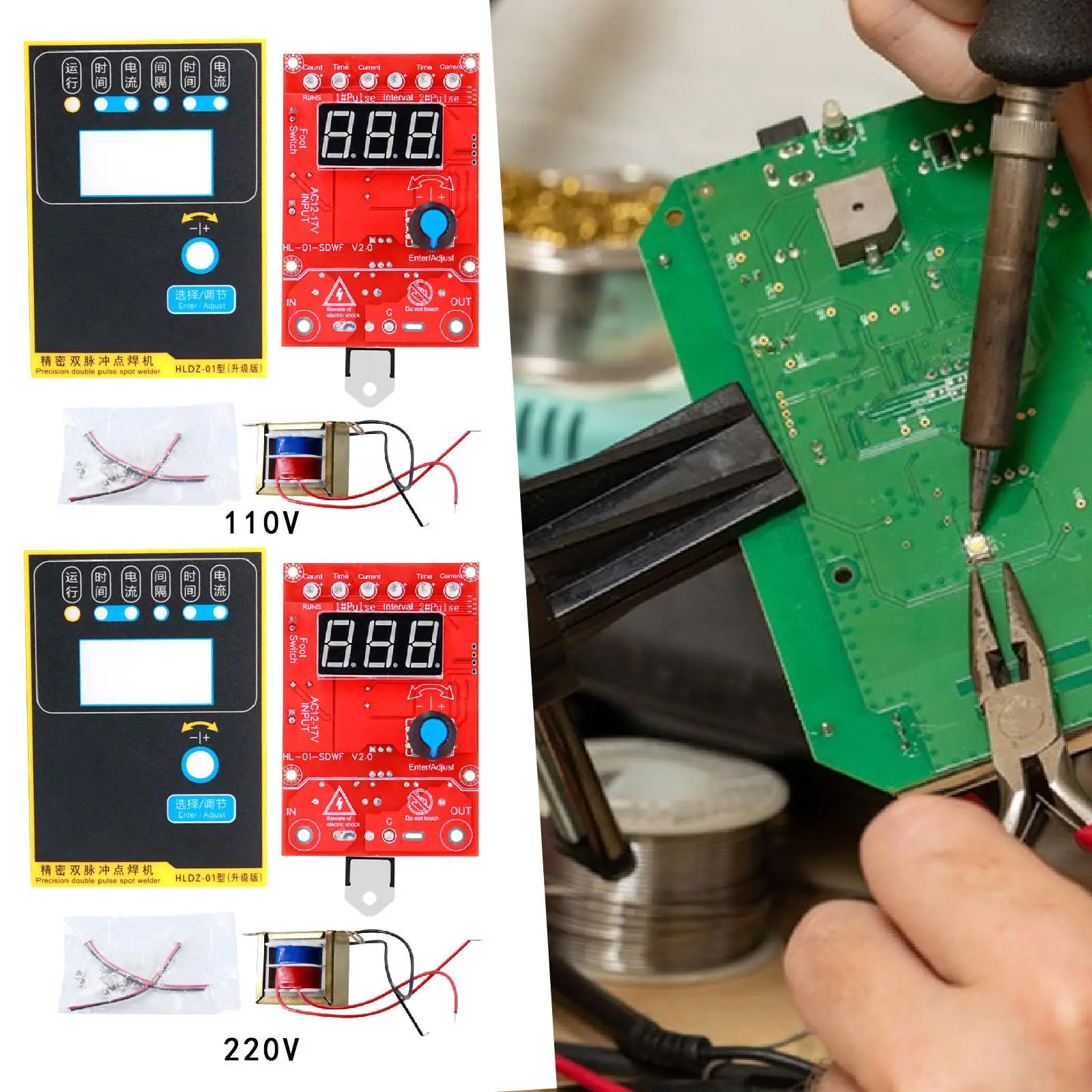 

Welder Machine Time Control Board Portable Parts 41A for Men Women Home