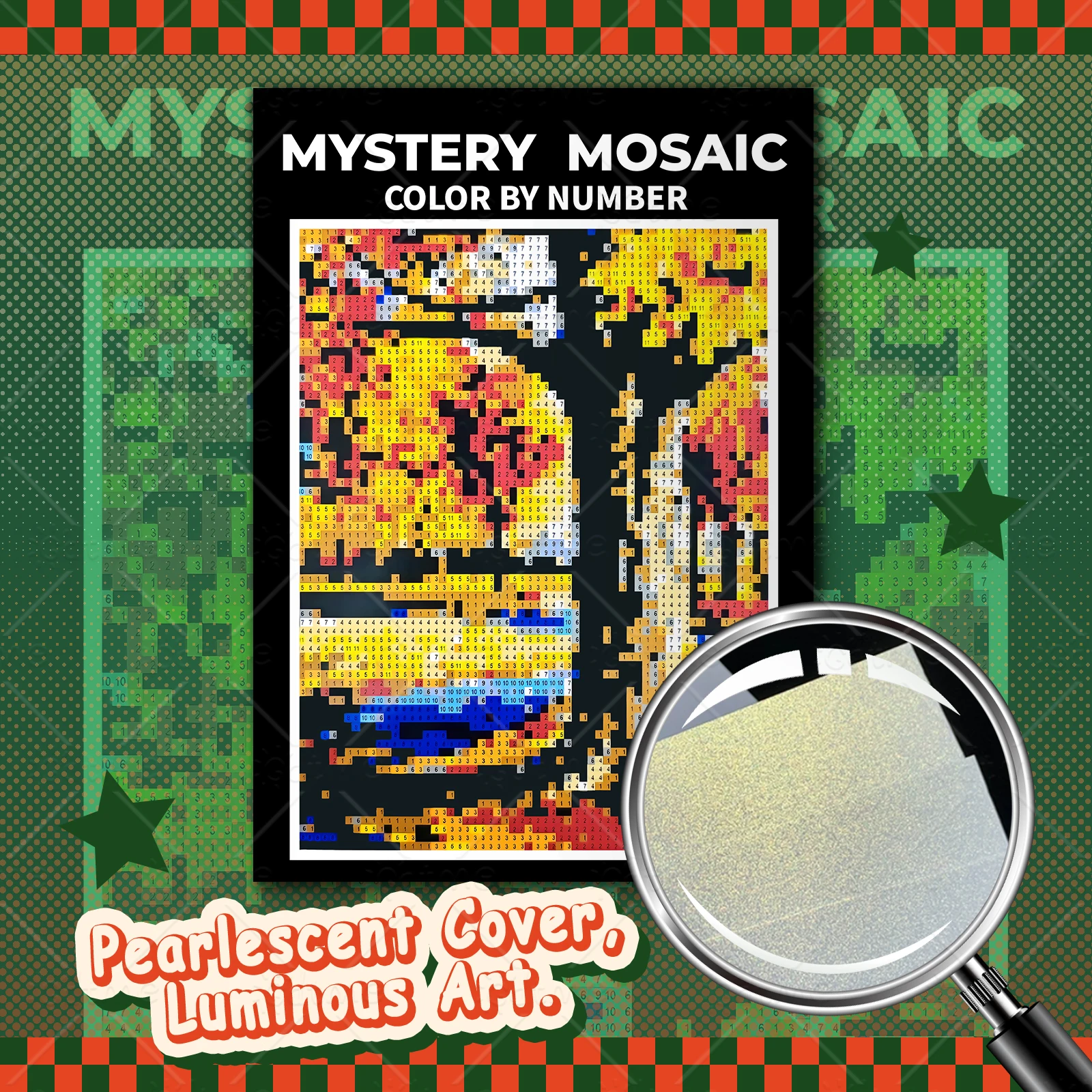 PIXEL PICTURES Landscape MYSTERY MOSAICS Coloring Book for Adults And Teens ﻿Educational Stress Relief Paperback Doodles Book