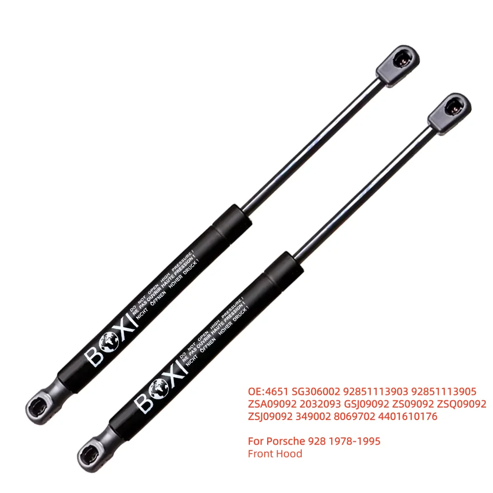 

BOXI 2pcs Front Hood Gas Spring Shock Lift Strut Support For Porsche 928 1978 - 1995 92851113903 92851113905 Lift Struts