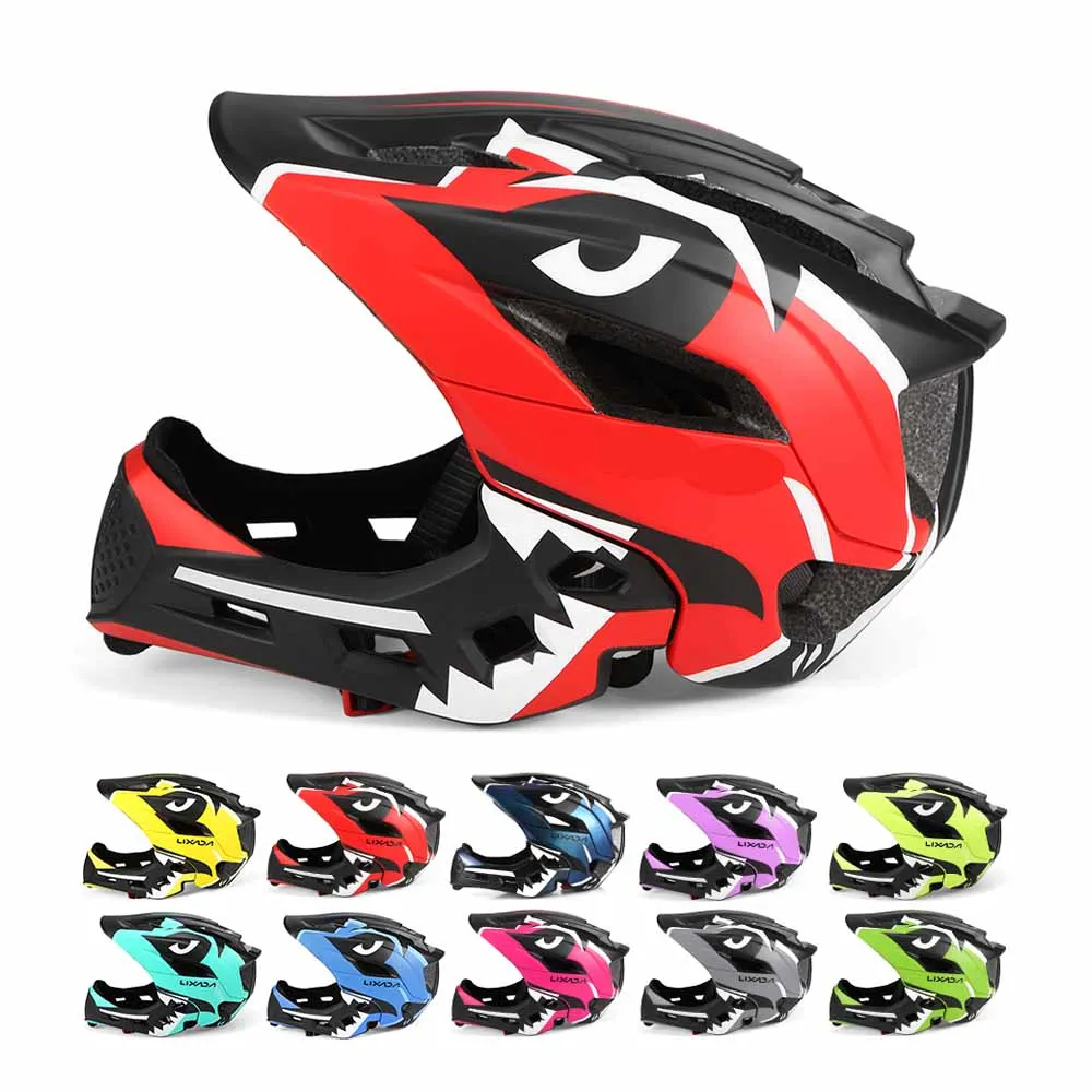 

Children Outdoor Cycling Helmet Kids Detachable Full Face Helmet Children Sports Safety Helmet for Cycle Skateboarding Roller
