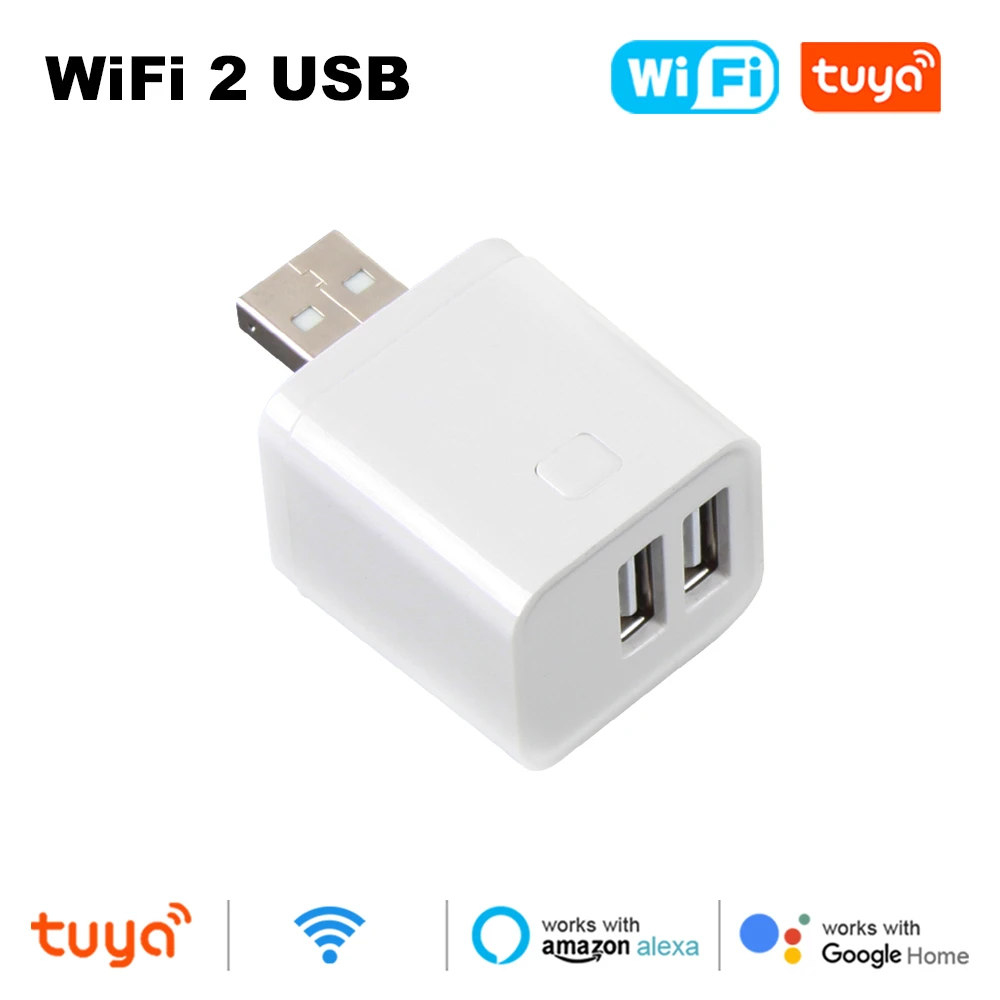 Tuya Smart WiFi/Zigbee Micro USB Adapter Schakelaar 5V Mini 1 2 3 USB Power Adapter Smart Life Control Via Alexa Google Yandex Alice